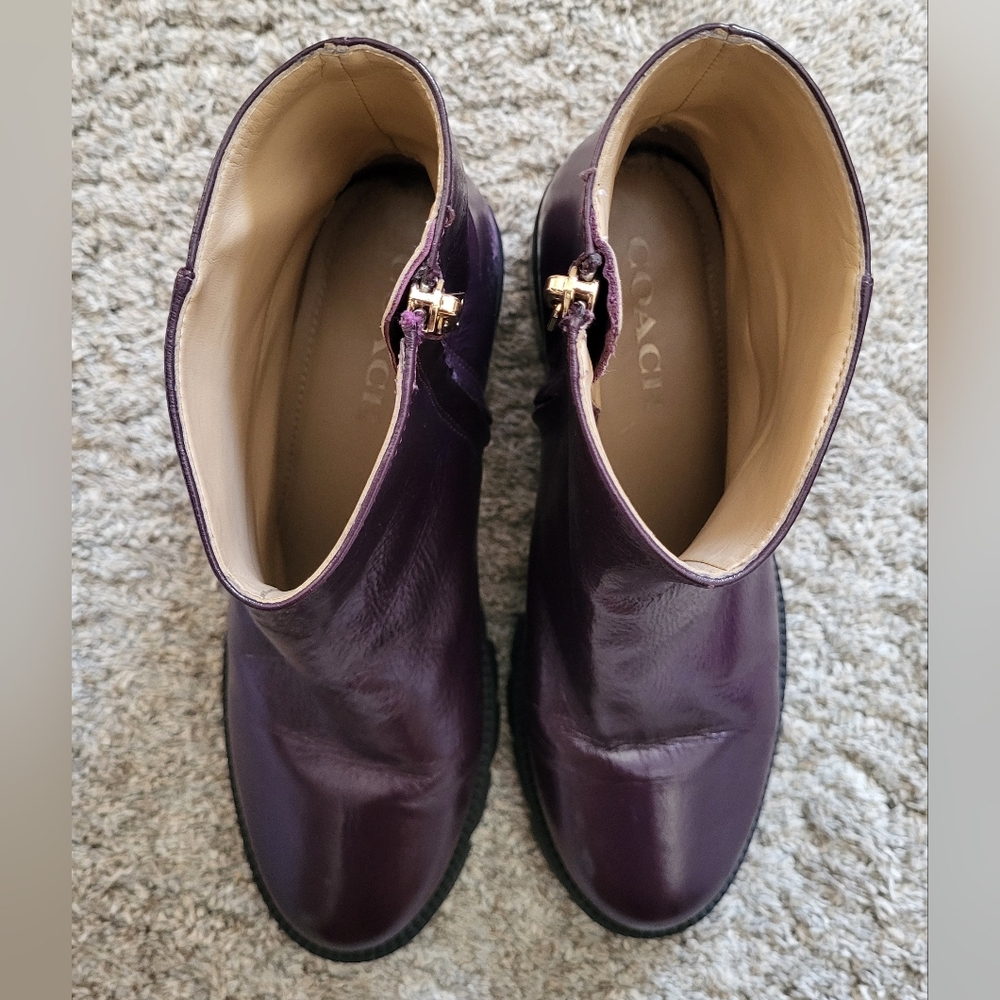 Eggplant Purple Booties - Picture 7 of 7